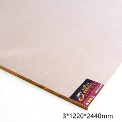 Panneau d'isolation acoustique pour meubles de classe E1 en panneaux de moyenne et haute densité