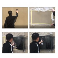Peinture pour tableau noir à base d'eau magnétique auto-pulvérisant