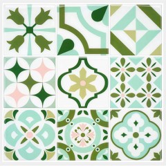Papier peint autocollant style baroque 12 pouces