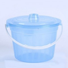 Porte-stylo en plastique transparent avec couvercle