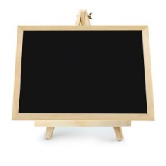 Petit tableau blanc magnétique double face avec support