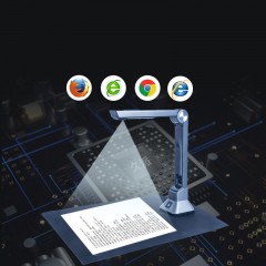 Scanner de bureau à grande vitesse portable avec fonction de projection de A3 1000W pixel