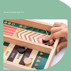 Jeux d'échecs éjectables pour enfants en bois