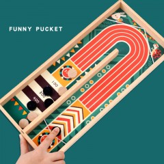 Jeux d'échecs éjectables pour enfants en bois