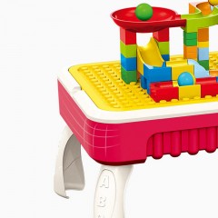 Table de peinture pour les enfants avec blocs de construction