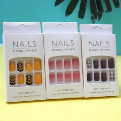 Patch de manucure Faux ongles amovibles pour  utilisation répétée