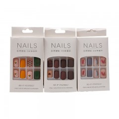 Patch de manucure Faux ongles amovibles pour  utilisation répétée