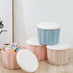 Tabouret de rangement multifonctionnel