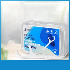 Fil dentaire fin à haute tension pour nettoyage dentaire