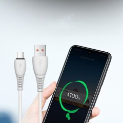 Câble cordon USB résistant à la rupture  3A Type-C  Iphone