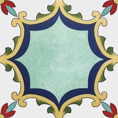 Carreaux de céramique mat vintage couleur motif