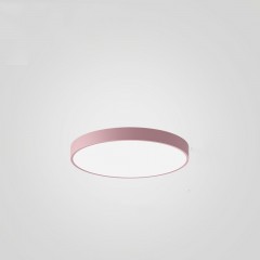 Plafonnier LED mince couleur macaron