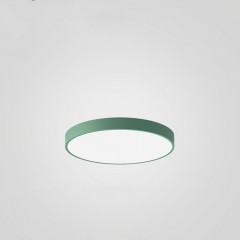 Plafonnier LED mince couleur macaron