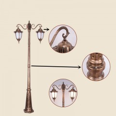Lampadaire jardin de style européen parc pelouse