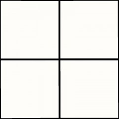Carreaux noir et blanc gris Palace Grid Home