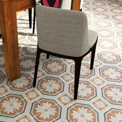 Petits carreaux  antidérapant parquet vintage