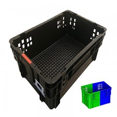 Paniers empilables en plastique