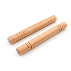 XINLV Baguette de batterie en bois rond couleur