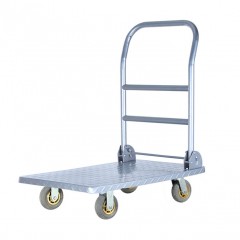 Chariot pliant en tôle d'acier épaissie à 4 roues