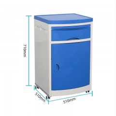 JISHENG Table de chevet médicale avec tiroirs