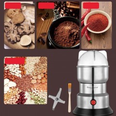 Chosn appliances Moulin broyeur à condiments rectifieuse en acier inoxydable avec 4 lames