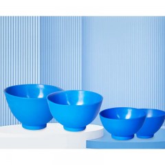 Bol à plâtre jetable bleu