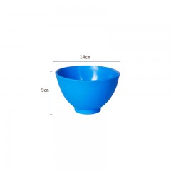 Bol à plâtre jetable bleu