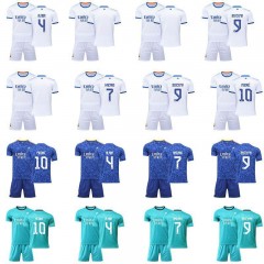 Ensemble 2 pièces maillot de football du Real Madrid 21-22 domicile/extérieur