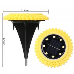 Lampe lumière enterrée extérieure LED solaire