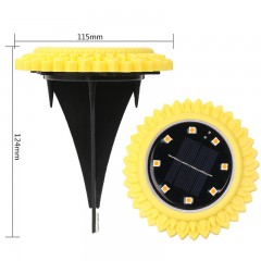 Lampe lumière enterrée extérieure LED solaire