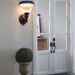 Lampe solaire murale LED pour éclairage à l'extérieur imperméable garde