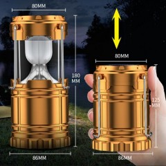 Éclairage de camping  solaire Éclairage LED