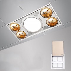 Yuba Lumière LED  chaude  de plafond de salle de bain encastré