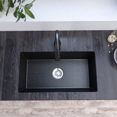 Evier de cuisine style japonais en quartz