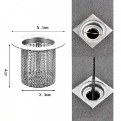 siphon de sol en acier inoxydable
