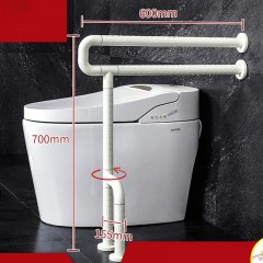 Accoudoir de sécurité barre d'appui de toilette en acier inoxydable