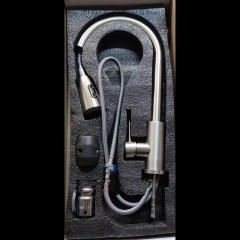 Robinet de cuisine type de pompage universel rotatif 304 acier inoxydable