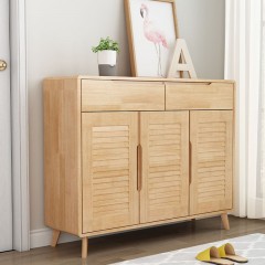 Armoire à chaussures armoire de rangement en bois massif