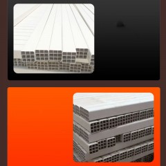 Tube  multi-grilles carré  rigides en PVC