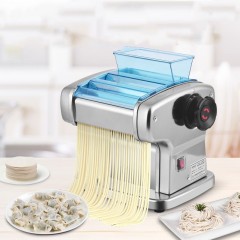 Machine à nouilles domestique automatique avec Petit laminoir en acier inoxydable, Presse à nouilles électrique multifonctionnelle