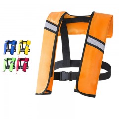 AOTU gilet de sauvetage gonflable automatique avec bande réfléchissante réglable en taille