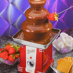 Nostalgia Electrics Fontaine de chocolat en acier inoxydable