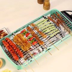 Machine à barbecue électrique   sans fumée pour rôtisserie et grillades