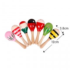 Maracas pour enfants Jouets éducatifs en bois
