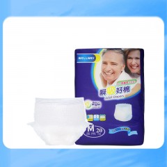WELLMEI couches pour adultes culotte type coton doux et respirant
