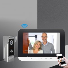 XINSILU Système de contrôle d'accès intelligent avec APP mobile  Déverrouillage à distance Interphone visuel