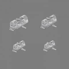 Support de fil plastique autocollant