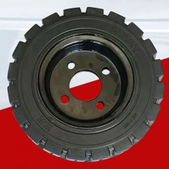 Pneus pleins en caoutchouc  300x100 noir