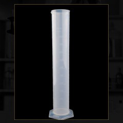 OKMEI cylindre gradué en plastique 500ml gradué en ligne blanche résistant aux acides et aux alcalis