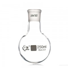 JSHD Flacon à fond rond en verre à haute teneur en borosilicate